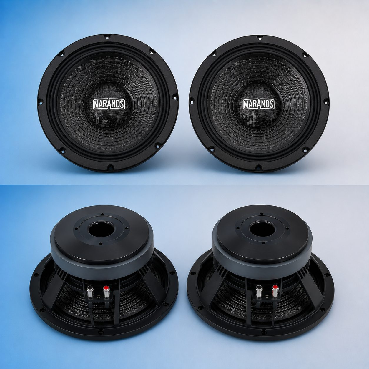 MT-8300 Professional 8 Inch Speaker (350W RMS, 8Ω, Carbon Fiber Cone)